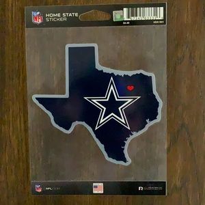Dallas Cowboys Texas Home-state Sticker— ADD ON ONLY $2